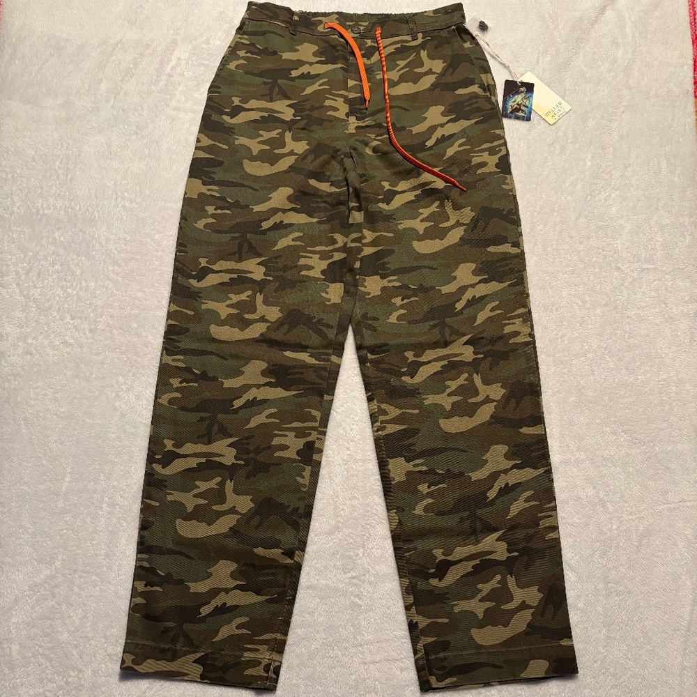 Walker Hayes for JCPenney Mens Straight Fit Flat Front Camo Pants